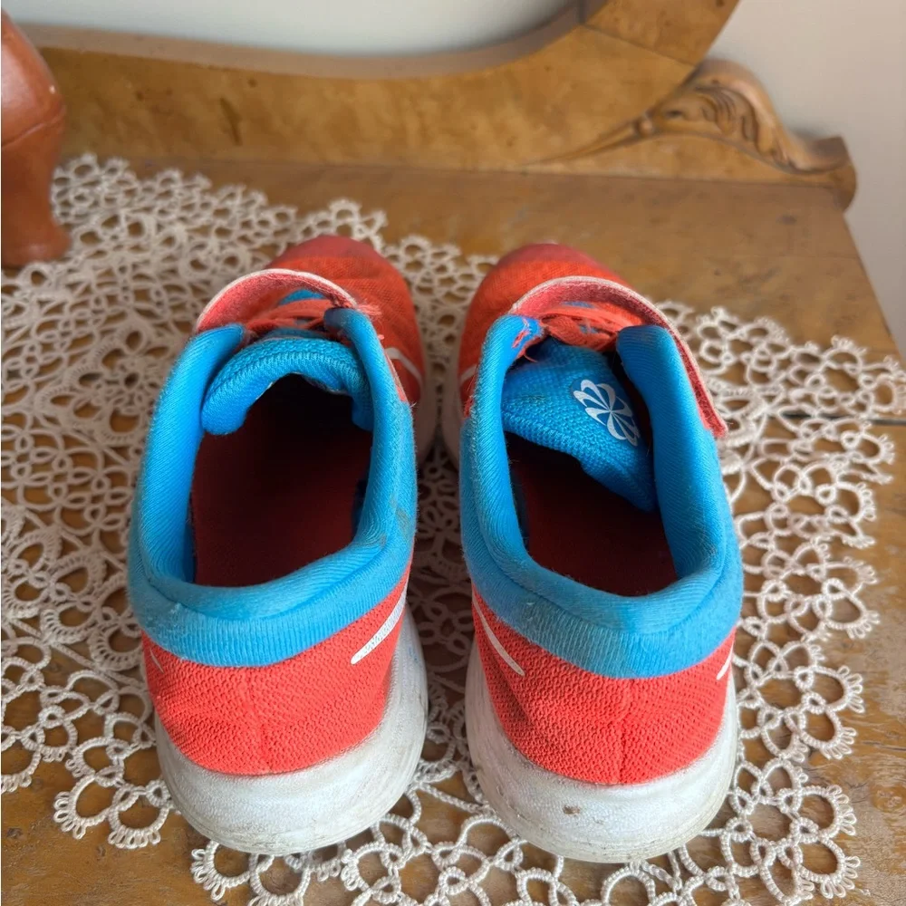 Nike Kids' Pink and Blue Velcro Athletic Sneakers - Picture 4 of 8